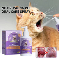 PAWSHIELD NATURAL™ Pet Oral Cleanse Spray — Fresh Breath & Dental Care Made Easy